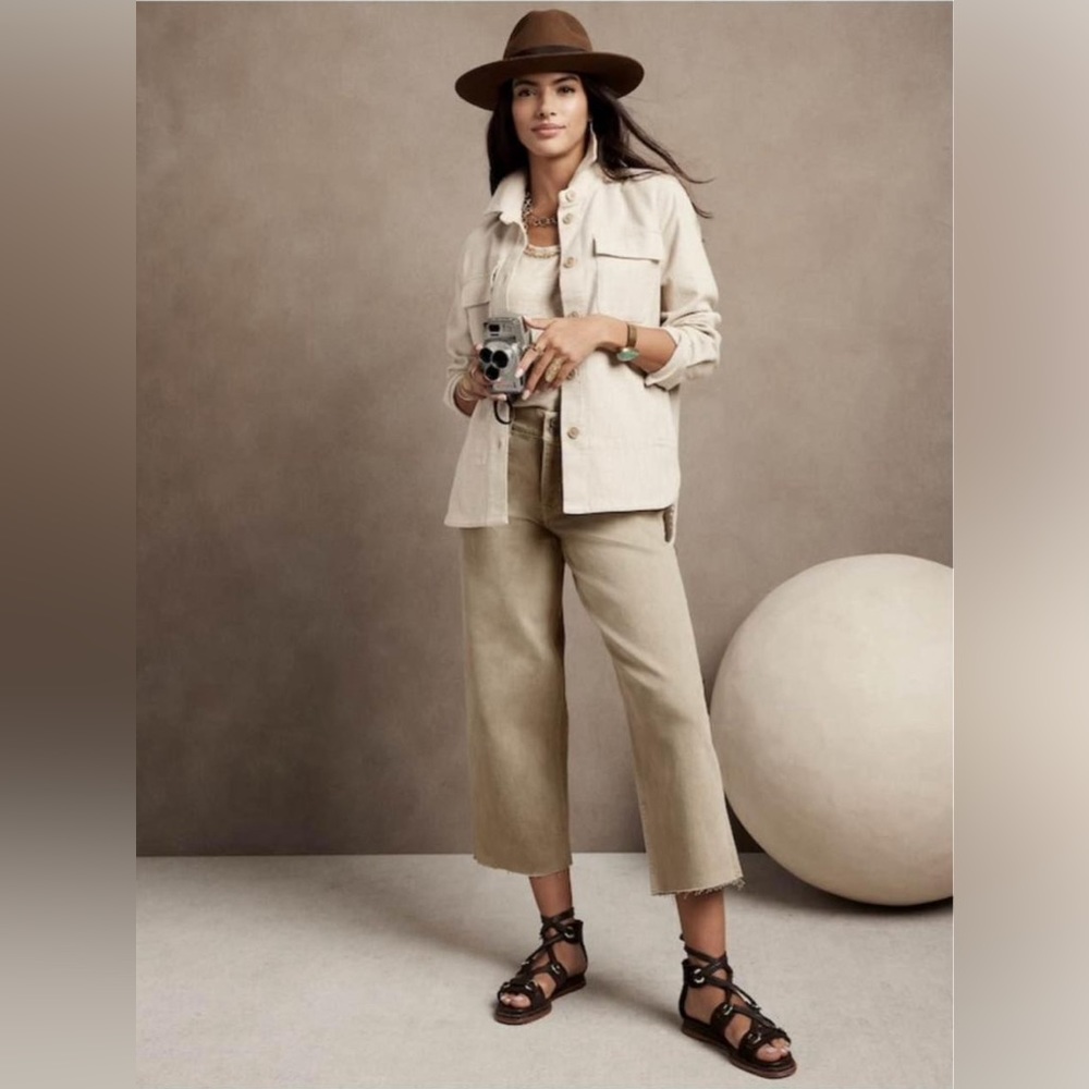 Banana Republic WIDE-LEG CROP JEAN